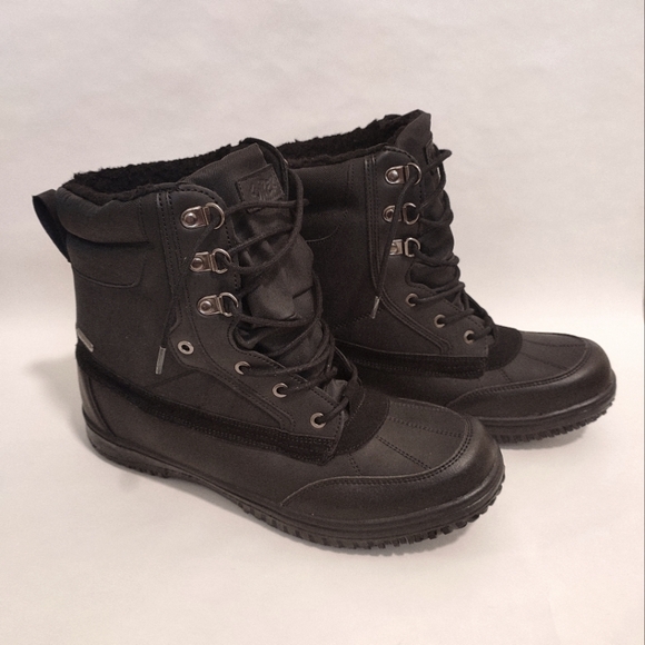 Kuiper men's black combat boots size 12 (US) - Picture 1 of 12